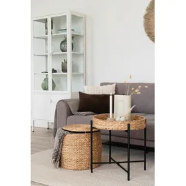 House Nordic Delia Braun Wasserhyazinthe 43 x 34 cm