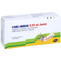 FSME IMMUN 0,25 ml Junior Injek.Sus.i.e.FS.o.Kan. 1 St