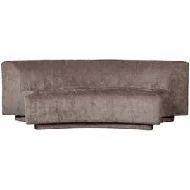 Woood Sofa Popular aus Chenille-Stoff, modernes Design, taupe, bequem gepolstert für 2-3 Personen