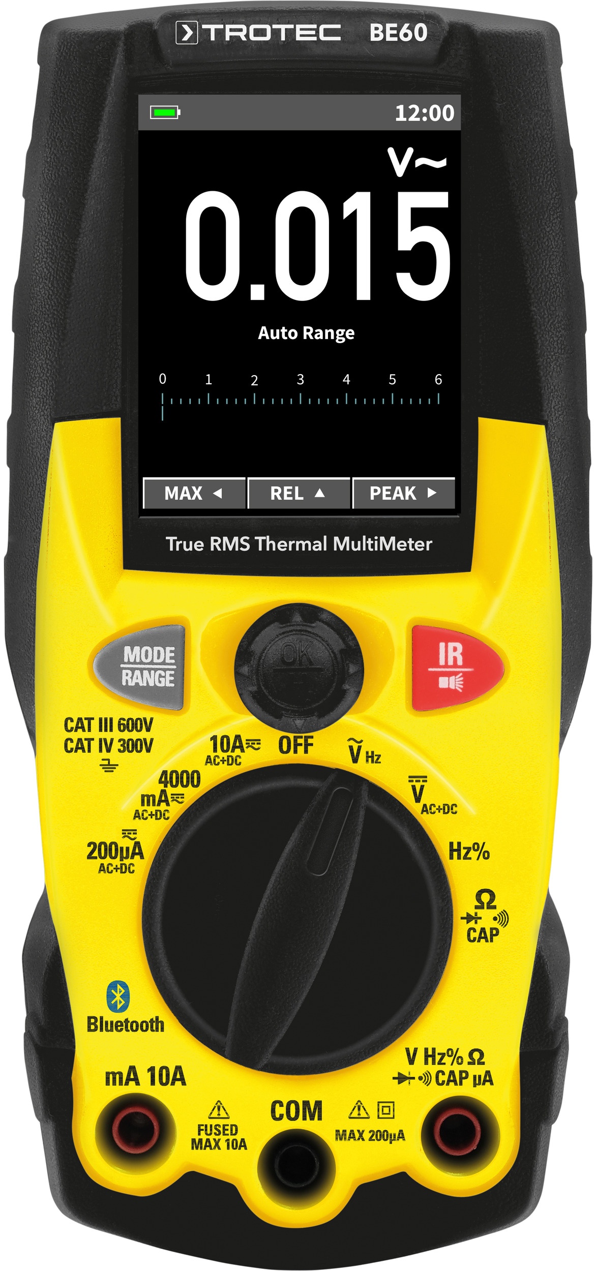 Trotec Multimètre numérique RMS réel à caméra thermique intégrée BE60