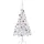 vidaXL Künstlicher Weihnachtsbaum mit LEDs & Kugeln Weiß 150 cm