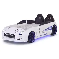Kinder Autobett GT-V mit Türen Inkl. Bluetooth in Weiß