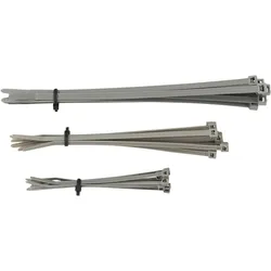 Kabelbinder 10cm / 15cm / 20cm grau (x30)
