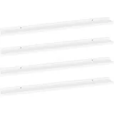 vidaXL Wandregal 100 x 9 x 3 cm Weiß