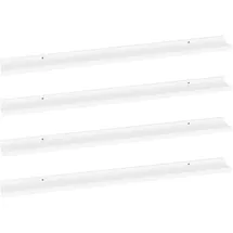 vidaXL Wandregal 100 x 9 x 3 cm Weiß