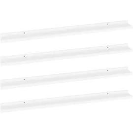 vidaXL Wandregal 100 x 9 x 3 cm Weiß