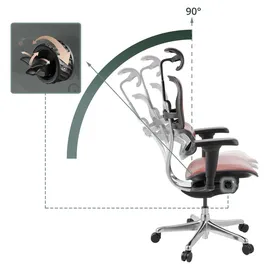 HJH Office Ergohuman Ultra L Gen2 Leder Weinrot