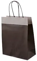Elco Tragetasche 84300.13 Braun, Silber 22 x 10 x 27 cm 25 Stück