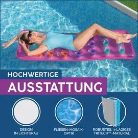 BESTWAY Power Steel Frame Pool Set 640 x 274 x 132 cm inkl. Filterpumpe