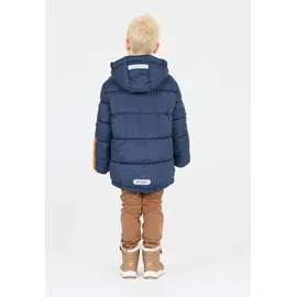ZigZag Outdoorjacke "Bruno", Kinder, Gr. 116, blau (blau, orange), 100% Nylon, mehrfarbig, normal, ohne Ausschnitt, Jacken Outdoorjacke, mit winddichtem und atmungsaktivem Material
