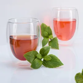 Relaxdays Latte Macchiato Glas 0,35 l 2 St.