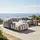Oviala Business Modulares Gartenecksofa 4-Sitzer grau