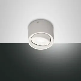 Fabas Luce Anzio 1 rund Aluminium weiß