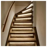 LED's light LED-Treppenstufenbeleuchtung für 15 Stufen dimmbar 22W warmweiß