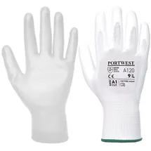 PORTWEST PU-Beschichteter-Handschuh, Größe: Xxxl Farbe: Weiß, A120WHRXXXL