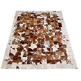 Vip-leather NEU KUHFELL Patchwork Teppich Cod 1825 (240 cm x 300 cm)