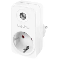 Logilink Steckdosenadapter (1x CEE 7/3 Schutzkontakt) mit Dämmerungssensor