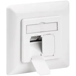 Netzwerkdose, Unterputz, CAT 6, 2x RJ45