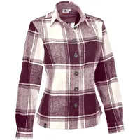Maul Flanell Bluse lila 40
