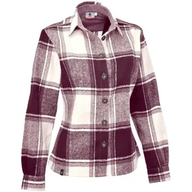 Maul Flanell Bluse lila 40