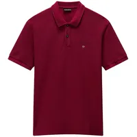 Napapijri Elbas Kurzarm-poloshirt - Tibetan Red - XS