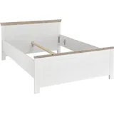 Home Affaire Bett »Florenz Doppelbett Landhausstil Bettgestell (100,140 oder 180/200cm)«, aus FSC®-zertifiziertem Holzwerkstoff, in 3 Breiten, weiß