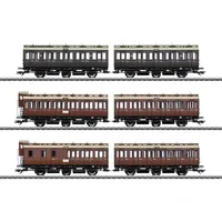 Märklin 6er-Abteilwagen-Set der KPEV 42047 H0