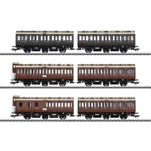 Märklin 6er-Abteilwagen-Set der KPEV 42047 H0