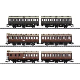 Märklin 6er-Abteilwagen-Set der KPEV 42047 H0