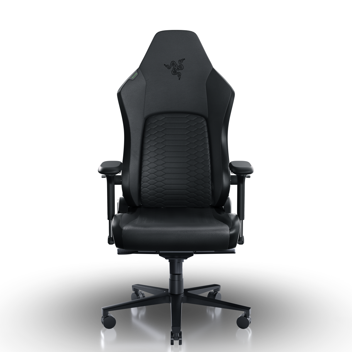 Razer Iskur V2 Gaming-Stuhl schwarz - Razer Gaming Stuhl mit verstellbarer Lendenwirbelstütze