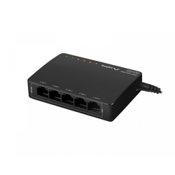 Lanberg Netzwerkswitch 5-port 1000 Mbps (POE Extender, 30W/Port, Max 60W)