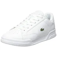 Lacoste Damen Low-Top Sneaker Twin Serve 0721 2 SFA, Frauen Halbschuhe,Ladies,Halbschuhe,straßenschuhe,Turnschuhe,Weiss (21G),40 EU / 6.5 UK