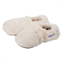 Warmies Slippies Schuhe Deluxe Größe 36 -40 crem.plush