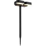 Außenwandleuchte Solar mit Bewegungsmelder Außenstrahler Solarlampe LED 36509 - Schwarz