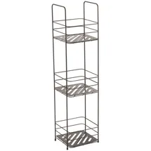 MSV Spirella Regal, schwarz, Metall, 16.5x15.5x63 cm Wohnzimmer, Regale, Bücherregale