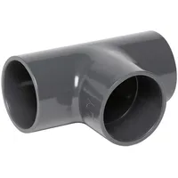 Steinbach PVC T-Stück 90° schwarz DN 40