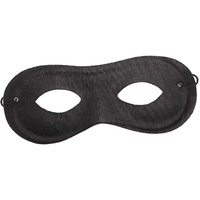Schwarze Zorro Maske für Banditen Superhelden-Maske Räuber Panzerknacker - Faschingskostüm & Panzerknacker Halbmasken