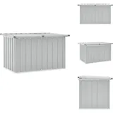 Gartenbox Grau 109x67x65 Cm - Gartenbox - Außenaufbewahrung - Gartenmöbel - Stauraum - Holzoptik