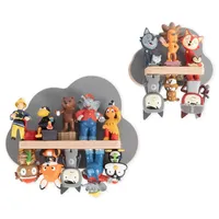 Boarti Wandregal Regal Holz Wolke Kinder Toniebox Tonies Figuren grau
