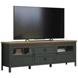 VCM Stanton TV-Lowboard 184 x 64 x 45 cm Tannengrün/Eiche Holzwerkstoff