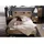 Massivmoebel24 Doppelbett 180 x 200 cm H2 Grau