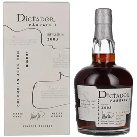 Dictador Rum PÁRRAFO I 19 Years Old 50% vol 0,7 l Geschenkbox