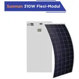 SunMan l SMF310M-5X12DW | 310W | Monokristallin | Leicht Flexibel Solarmodule