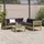 vidaXL Garten-Lounge-Set 6-tlg. Kiefernholz braun
