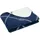 ZOLLNER Knotendesign Kuscheldecke 150 x 200 cm Blau