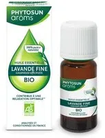 PHYTOSUN AROMS - Huile Essentielle Lavande Fine Bio HEBBD 100 % Pure & Naturelle Contribue à La Relaxation 100% 10 ml