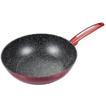 Schäfer Elektronik Schäfer Pfannen Hochwertiges Kochgeschirr – Für Perfektes Kochen und Braten Wok Ø28cm Metallic Red
