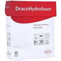 dr. ausbüttel gmbh & co. kg Dracohydrofaser 5x5 cm gelbildender Faserverband