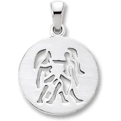 Sternzeichen-Anhänger ONE ELEMENT "Zwilling Sternzeichen Anhänger aus 925 Silber", silber, Schmuckanhänger, Damen, Zwilling, Silber 925 (Sterlingsilber), Damen Silber Schmuck Zwilling