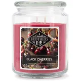 Candle BROTHERS Black Cherries Duftkerze 510 g rot